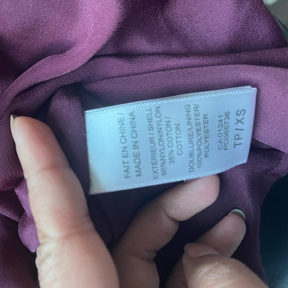 #89 Twik lavender lace halter tank blouse - Picture 6 of 7